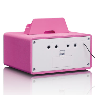 Lenco MC-020 Princess - Mini-chaîne avec radio FM, Bluetooth®, USB et entrée AUX - Princesse