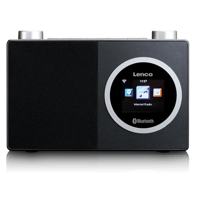 Lenco DIR-70BK - Radio Internet avec écran couleur et Bluetooth® - Noir