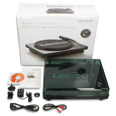 Lenco L-30BK - Platine avec encodage USB/PC - Noir