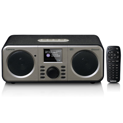 Lenco DAR-030BK - Radio DAB+/FM stéréo avec Bluetooth® - Noir