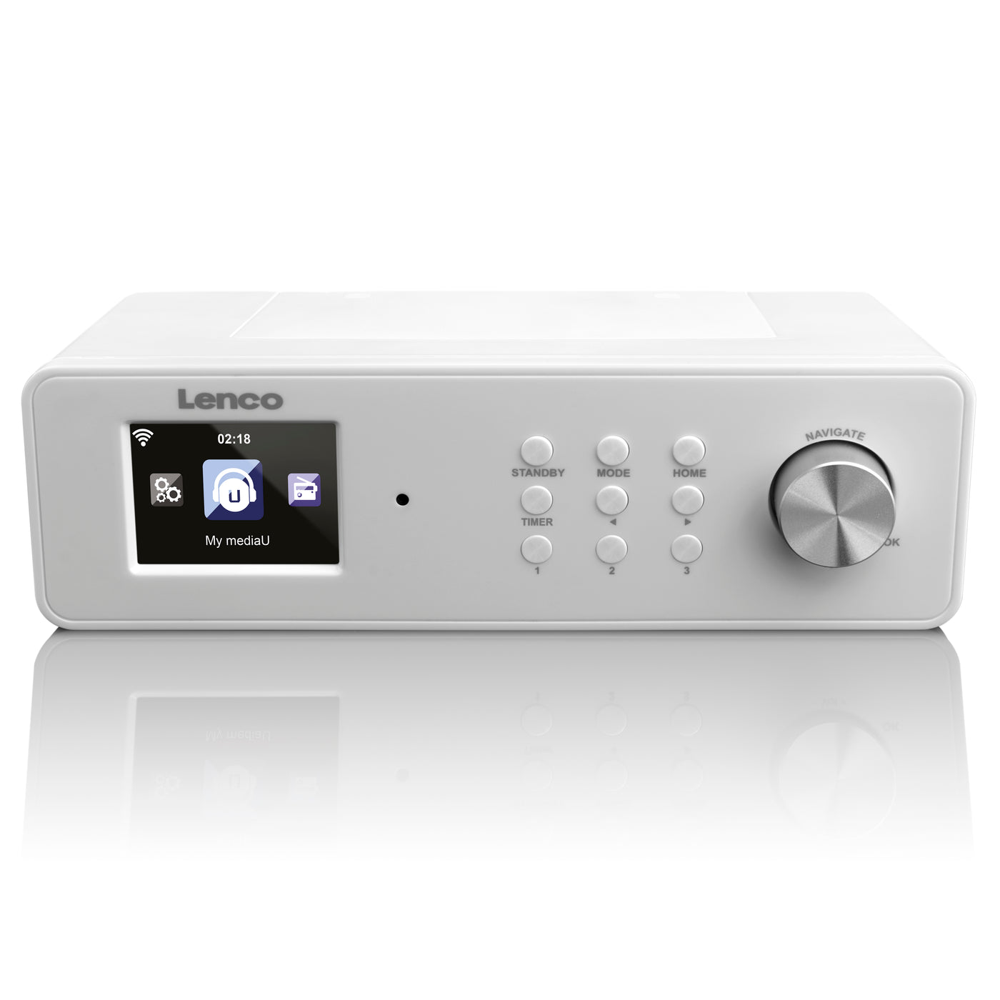 Lenco KCR-14 - Radio Internet de cuisine avec FM - Blanc