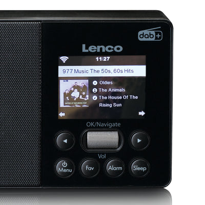 Lenco PIR-510BK - Radio portable Internet, DAB+, FM