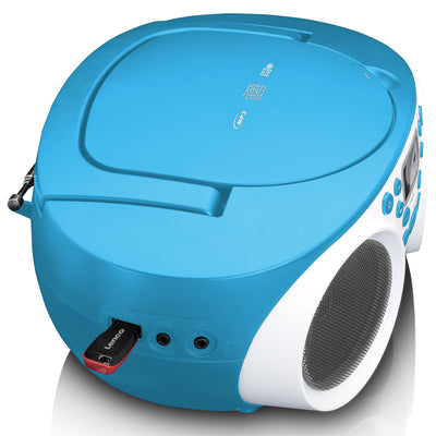 Lenco SCD-200BU - Radio/lecteur CD avec lecteur MP3 et fonction USB - Bleu