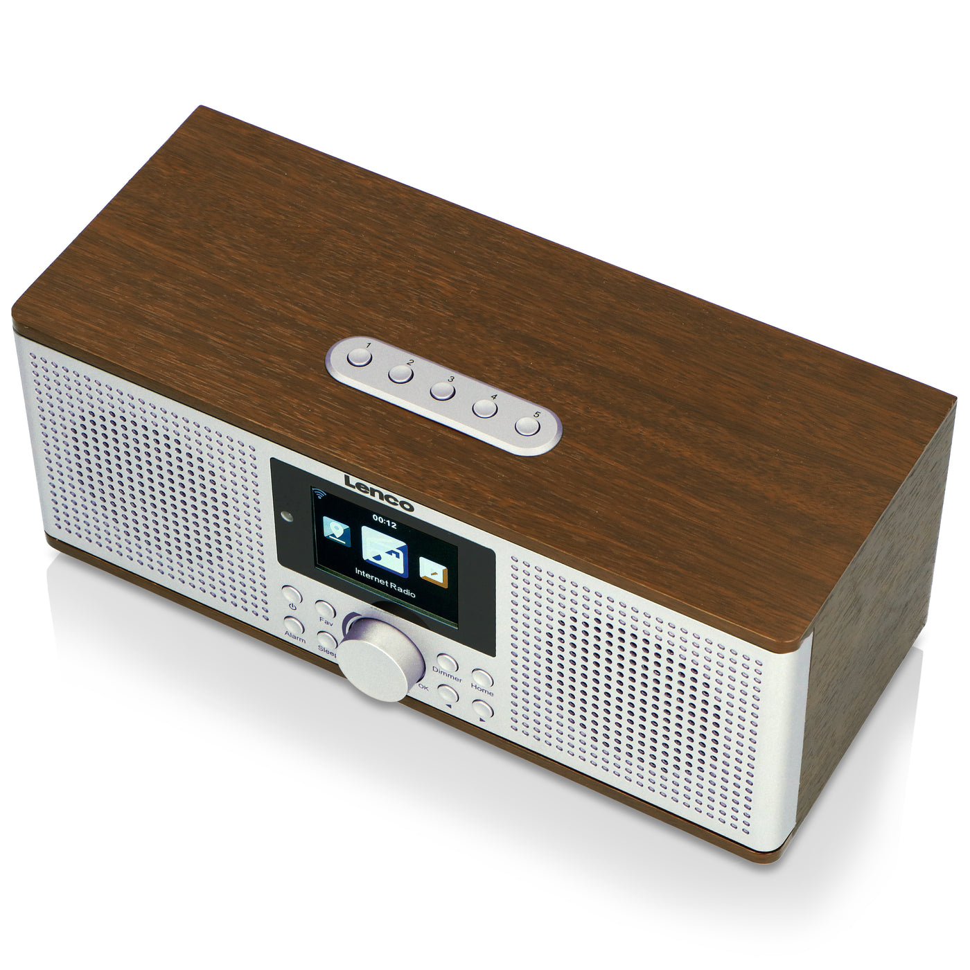 Lenco DIR-170WA - Radio Internet/DAB+/FM et Bluetooth® - Bois