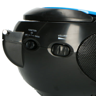 Lenco SCD-24 Blue/Black - Radio portable avec lecteur CD - Bleu-noir