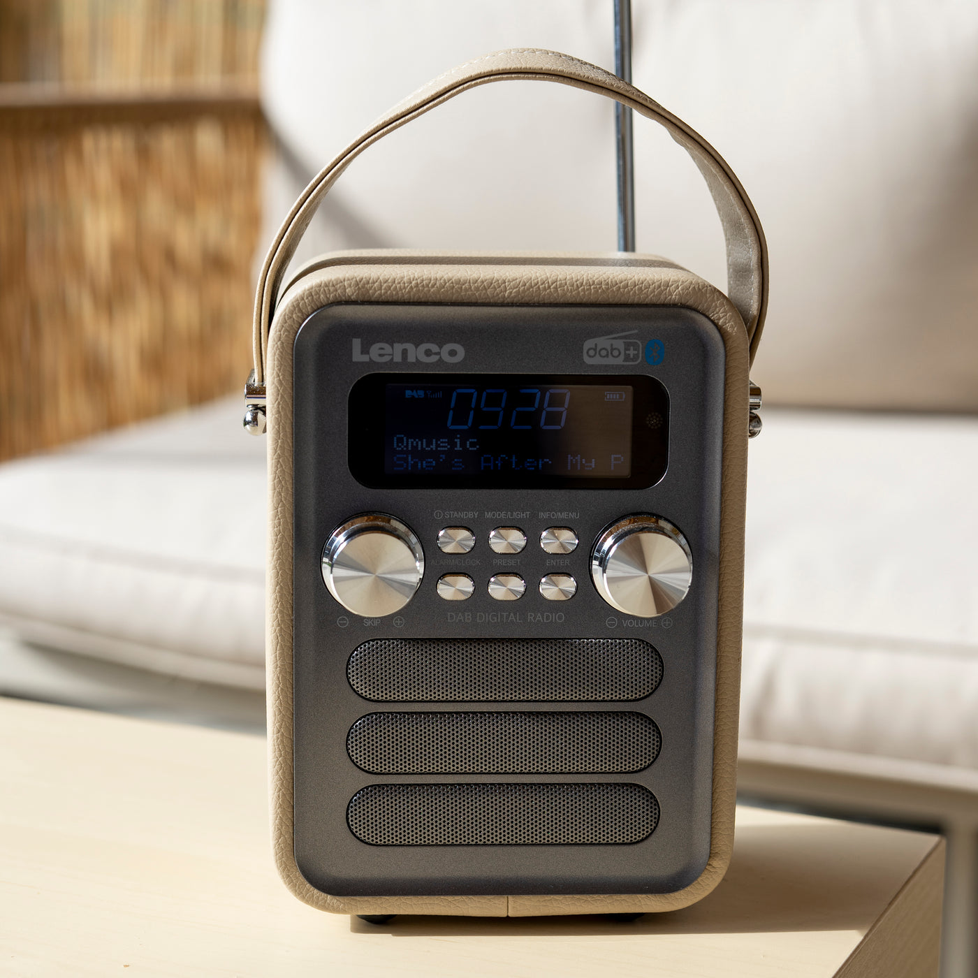 Lenco PDR-051TPSI - Radio DAB+/ FM avec Bluetooth® - Taupe