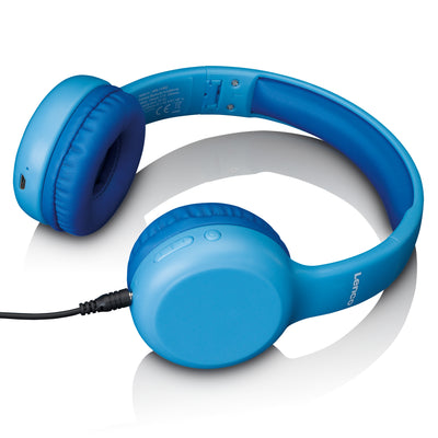 Lenco HPB-110BU - Casque Bluetooth® pliable pour enfants - Bleu