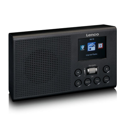 Lenco DIR-60BK - Radio Internet/FM avec contrôle des applications - Noir