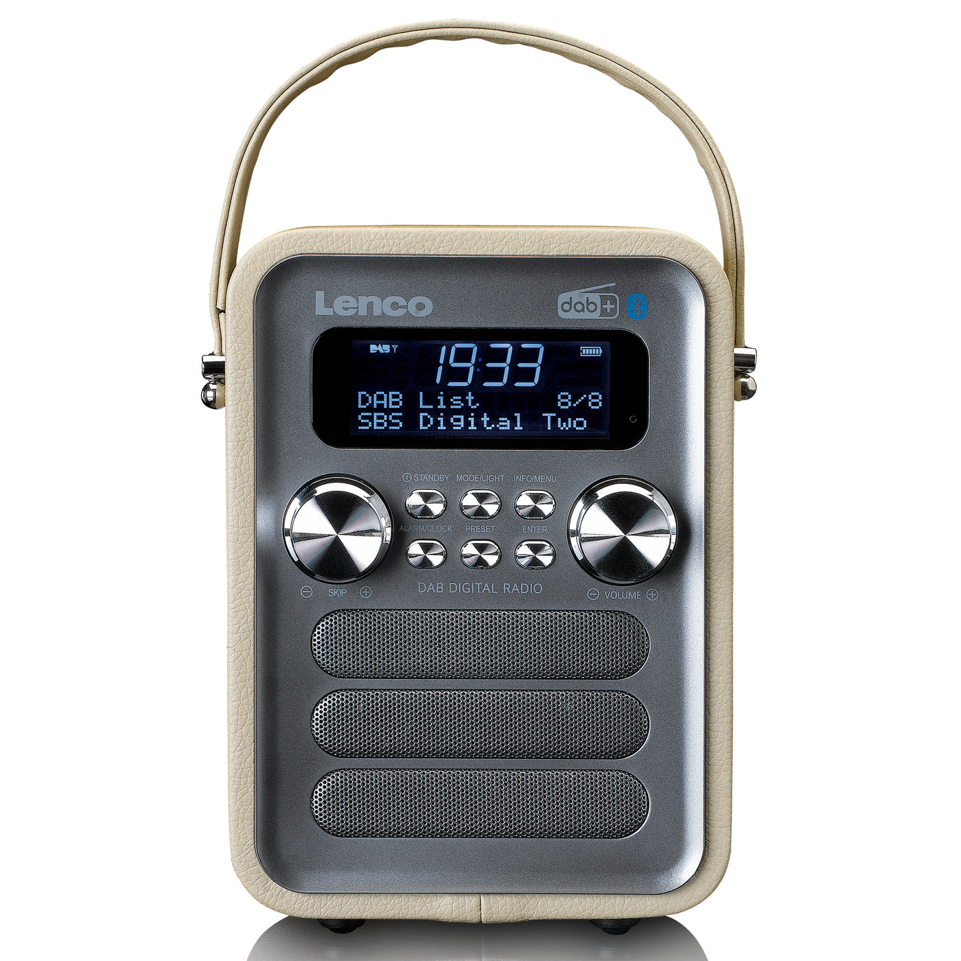 Lenco PDR-051TPSI - Radio DAB+/ FM avec Bluetooth® - Taupe