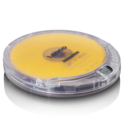 Lenco CD-202TR - Lecteur CD portable avec protection contre les chocs - Transparent