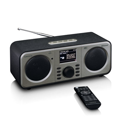 Lenco DIR-141BK - Radio internet avec DAB+, Bluetooth® et Spotify Connect, noir