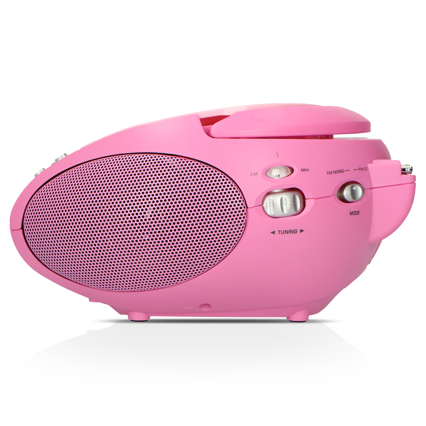 Lenco SCD-24 Pink - Radio portable avec lecteur CD - Rose