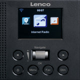 Lenco DIR-60BK - Radio Internet/FM avec contrôle des applications - Noir