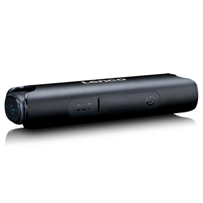 Lenco EPB-440BK - Ecouteurs Bluetooth® intra-auriculaires étanches avec station de chargement - Noir