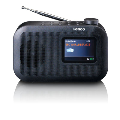 Lenco PDR-026BK - Portable DAB+/FM radio avec Bluetooth® - Noir