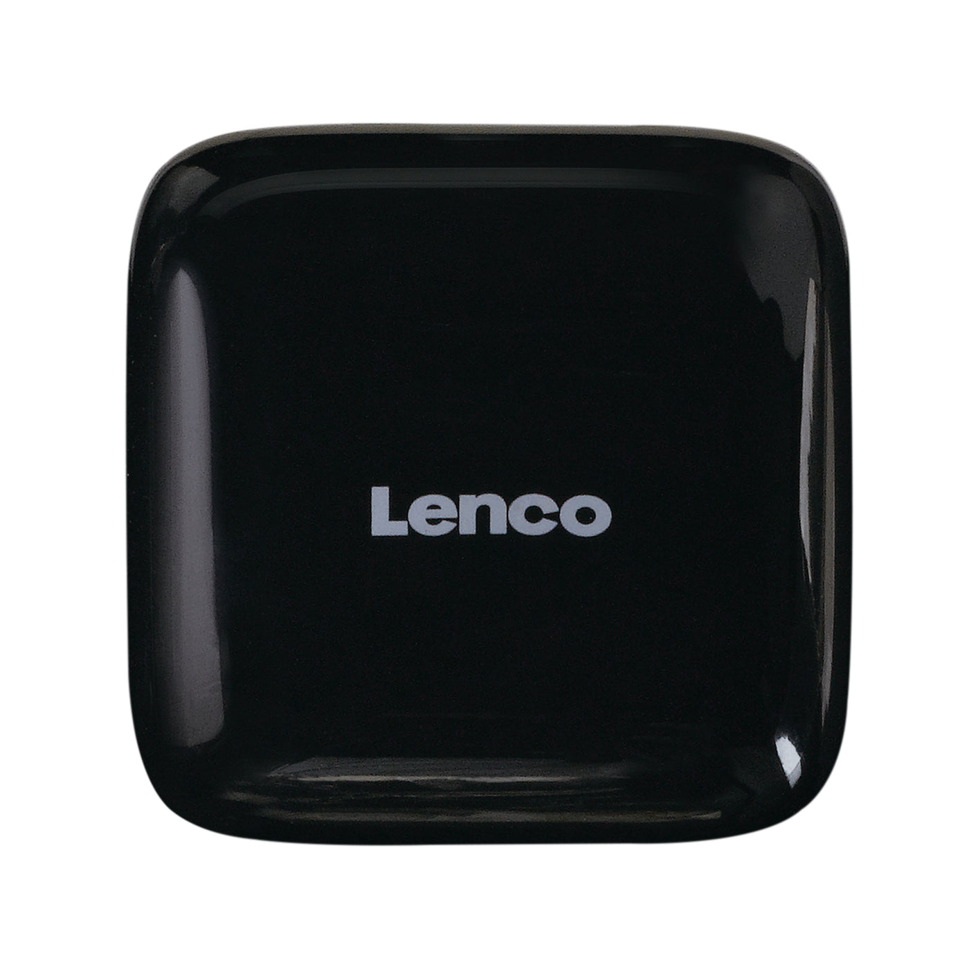 Lenco EPB-430BK - Ecouteurs sans fil, boîtier de charge avec écran, Bluetooth® et TWS, noir