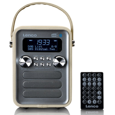 Lenco PDR-051TPSI - Radio DAB+/ FM avec Bluetooth® - Taupe