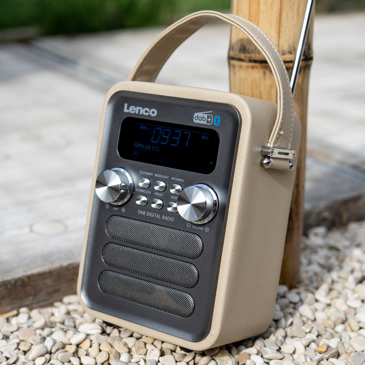 Lenco PDR-051TPSI - Radio DAB+/ FM avec Bluetooth® - Taupe