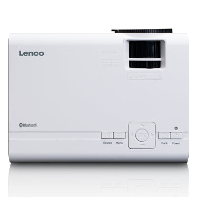 Lenco LPJ-300WH - Projecteur LCD avec connexion Bluetooth® - Blanc