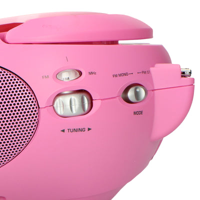 Lenco SCD-24 Pink - Radio portable avec lecteur CD - Rose