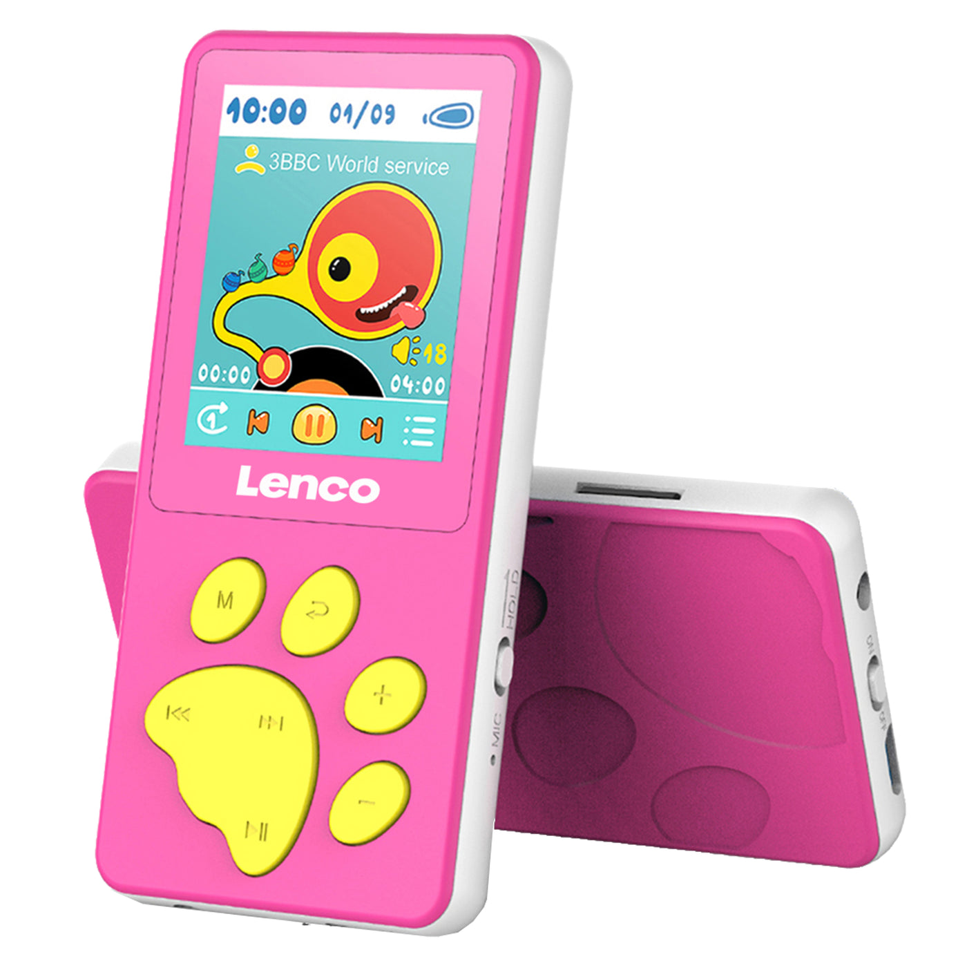 Lenco Xemio-560PK - Lecteur MP3/MP4 mémoire 8Go - Rose