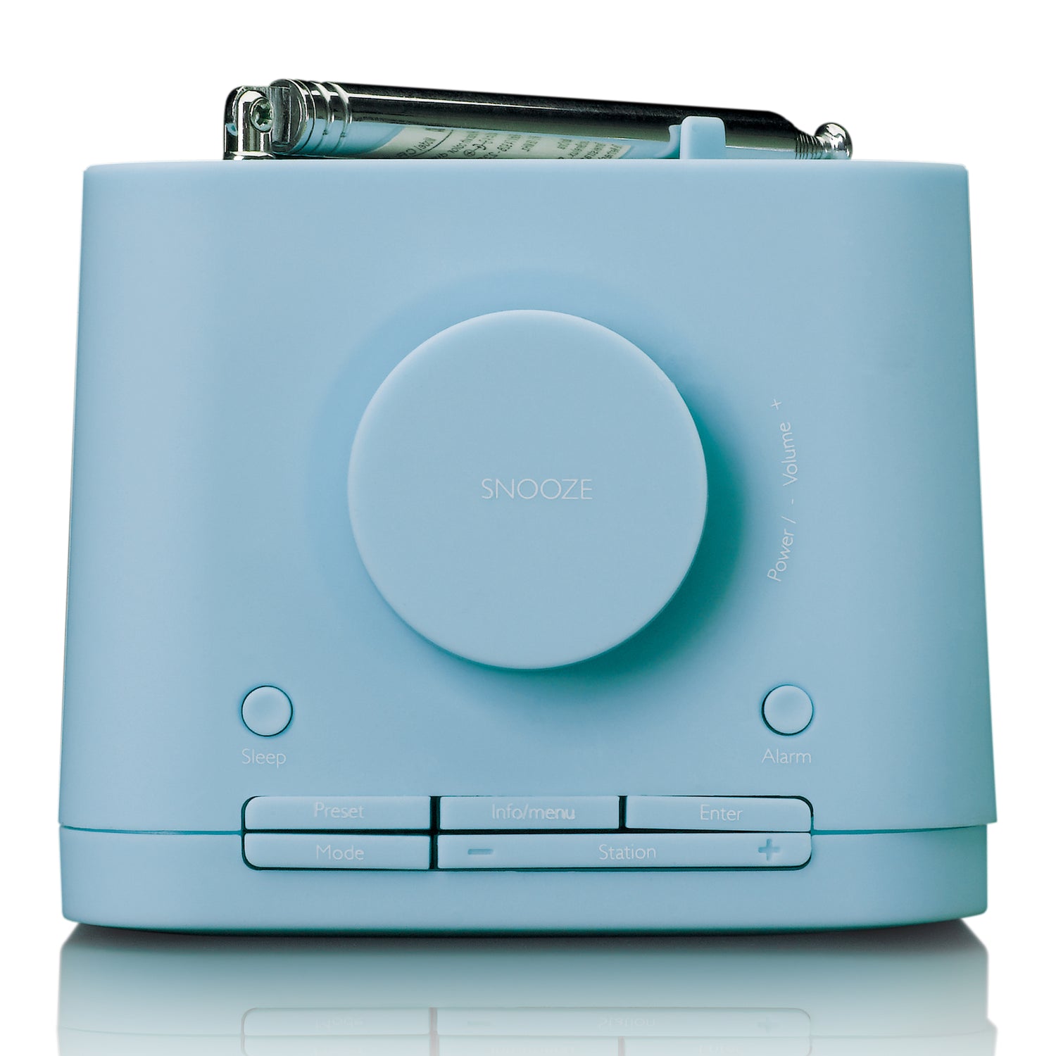 Lenco CR-620BU - Radio-réveil DAB+/FM avec écran couleur - Bleu