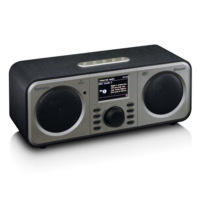 Lenco DIR-141BK - Radio internet avec DAB+, Bluetooth® et Spotify Connect, noir