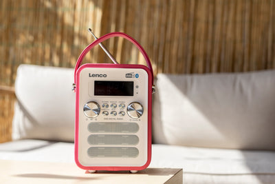 Lenco PDR-051PKWH - Radio DAB+/ FM avec Bluetooth® - Rose