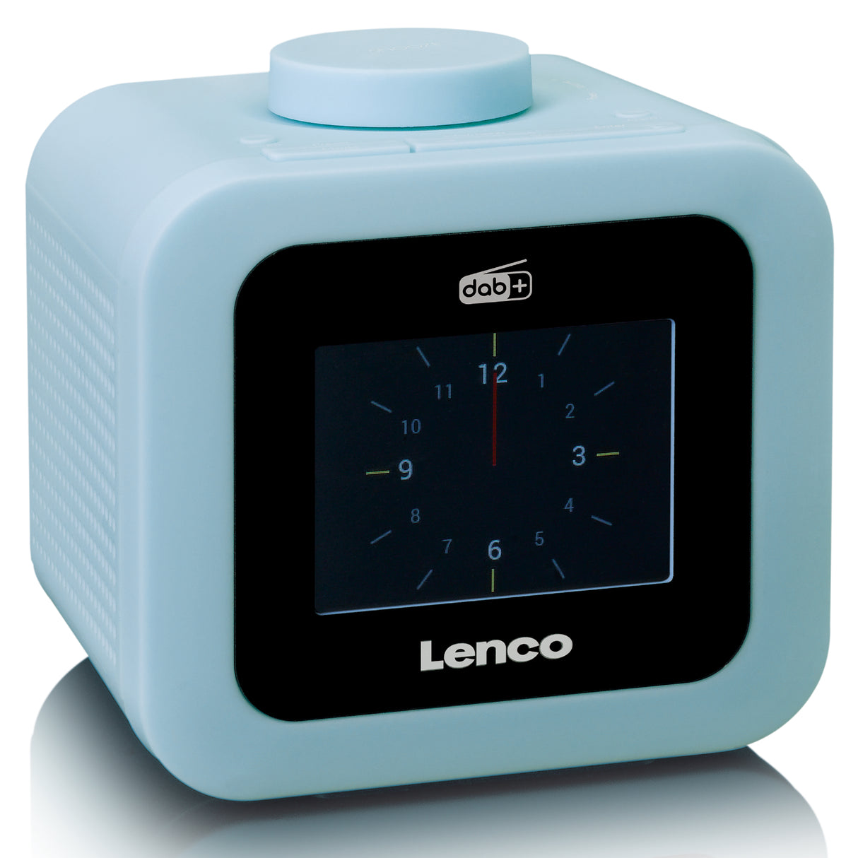 Lenco CR-620BU - Radio-réveil DAB+/FM avec écran couleur - Bleu