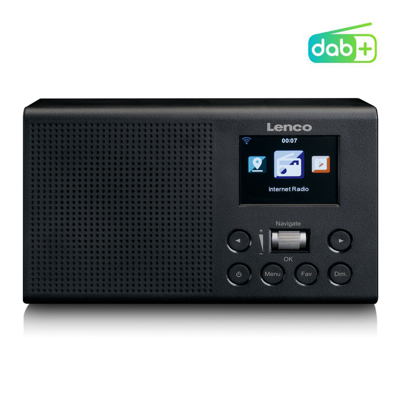 Lenco DIR-60BK - Radio Internet/FM avec contrôle des applications - Noir