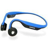 Lenco BCH-1000BU - Casque Bluetooth® à conduction osseuse, bleu