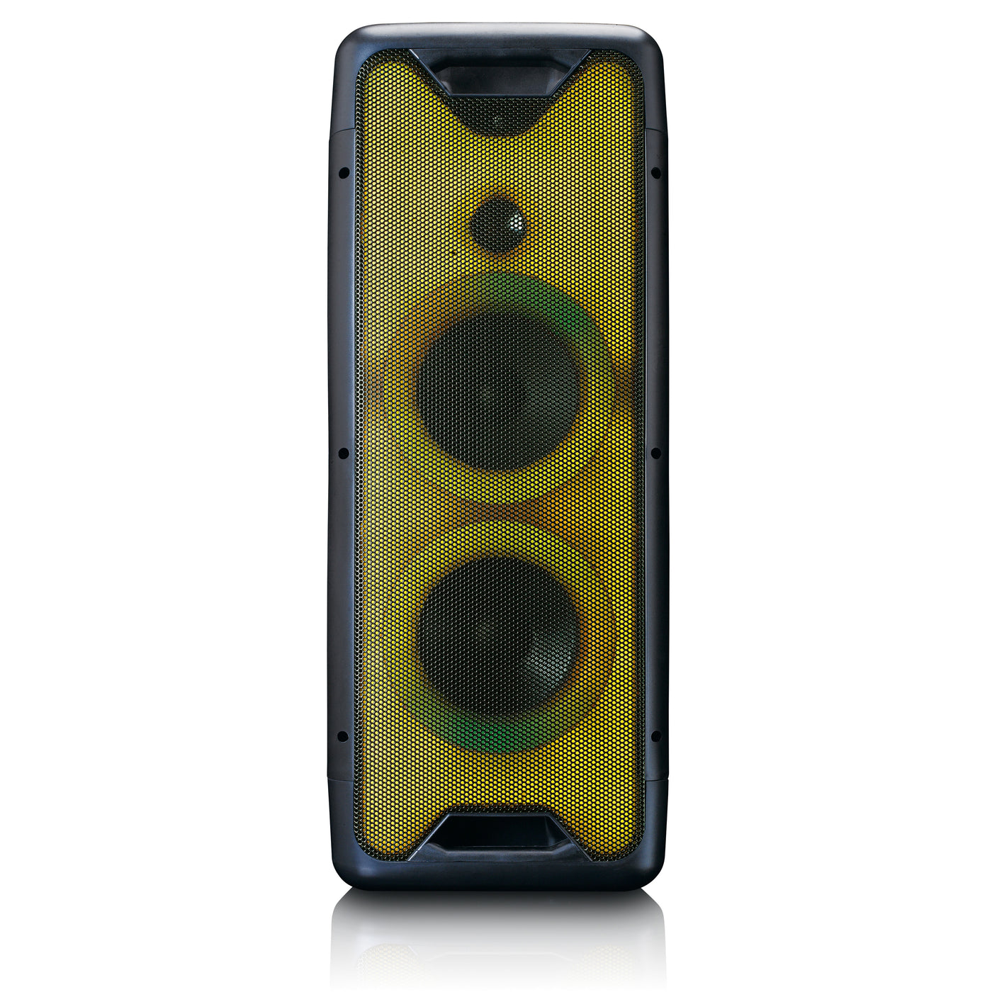 Lenco PA-200BK - Enceinte avec jeu de lumières frontal, fonction TW